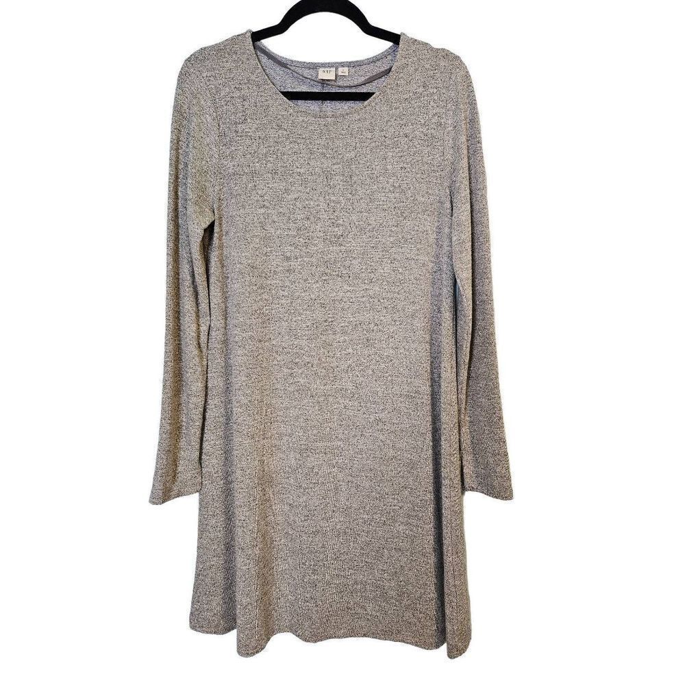 Gap glittery swing dress. Gray with gold shimmer. Size M.